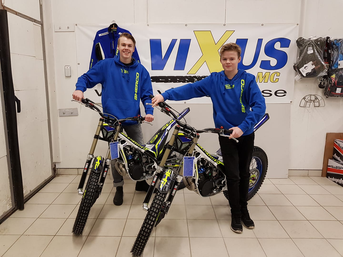 Max och Lucas Mårtensson från Team Vixus